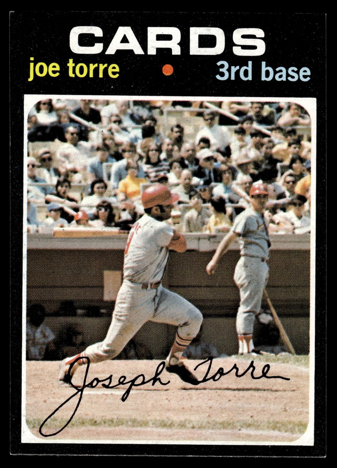 1971 Topps #370 Joe Torre St. Louis Cardinals (Baseball Card) NM Cardinals
