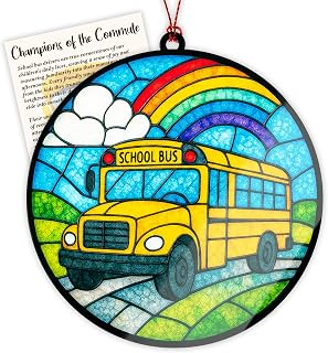 Bus Driver Gifts - Bus Driver Appreciation Gifts for Men, Women with envelopes - School Bus Driver Gifts, Bus Driver Christmas Gifts, Back to college/school, first day/end of the school year gifts for students