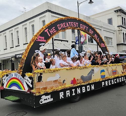 Miniatura 5 de Guirnalda giratoria de oropel dorado de 25 pies de largo, decoraciones metálicas brillantes para flotadores de desfile, Halloween, Nochebuena,