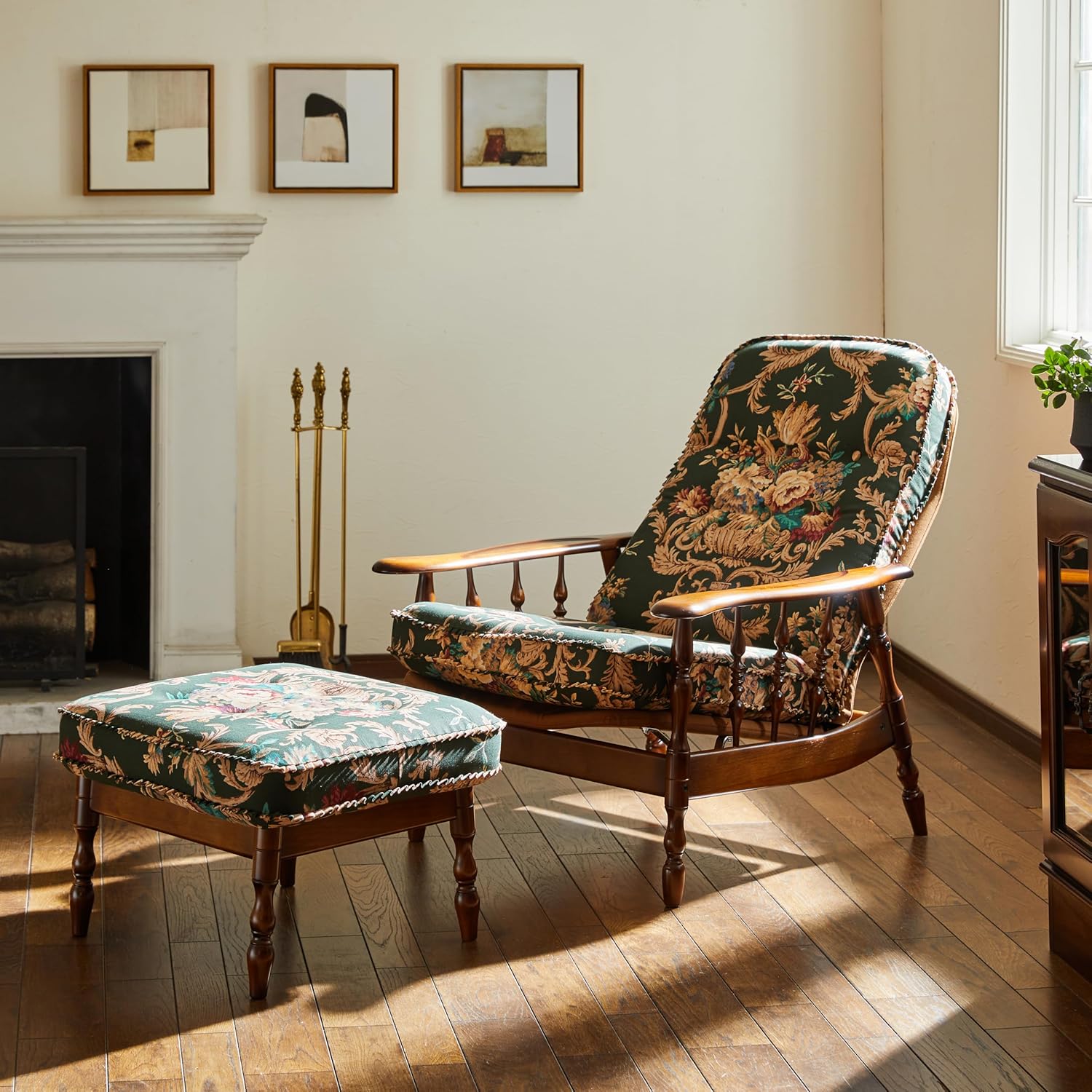 北欧テイスト PIBOT スツール ラウンド オットマン 紺 シンプル レトロ