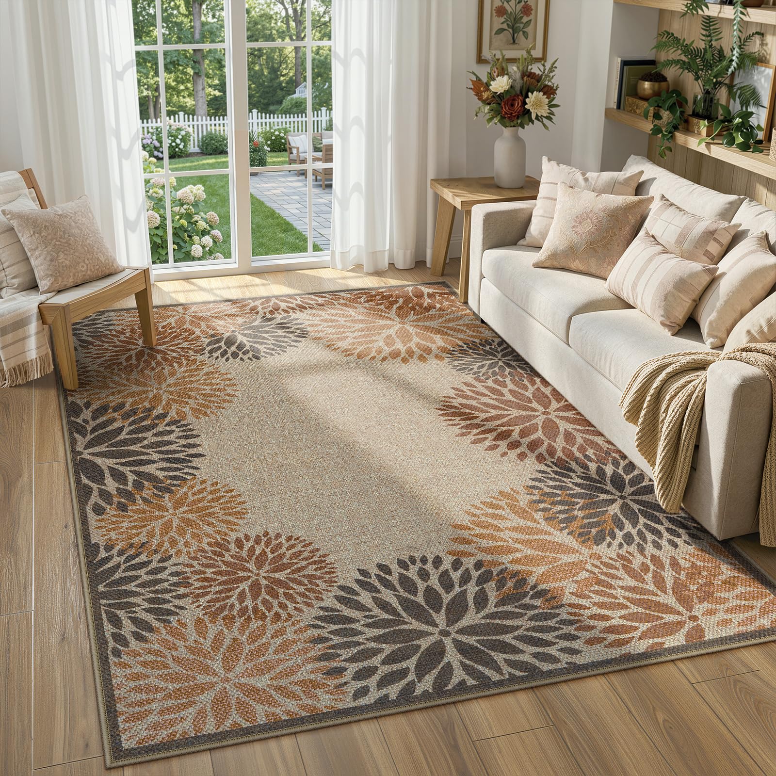 LIVEBOX Modern Easy Jute 5x7 Outdoor Rug