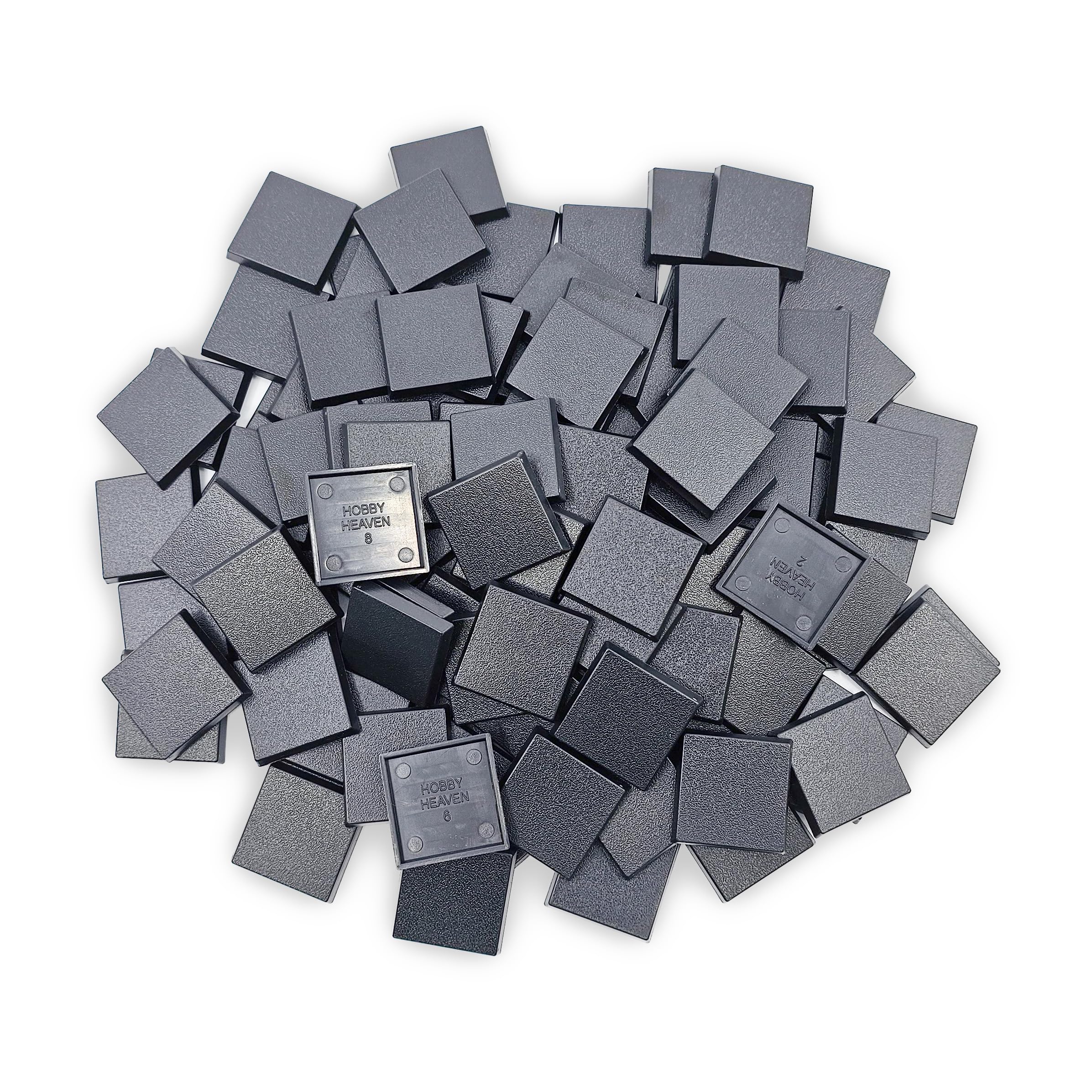 Hobby Heaven 30mm Square Wargaming Plastic Bases (100)