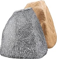 Vista 9 de OSD Audio RS670 parlante con forma de roca para exteriores de alta definición, par RS670 Marrón