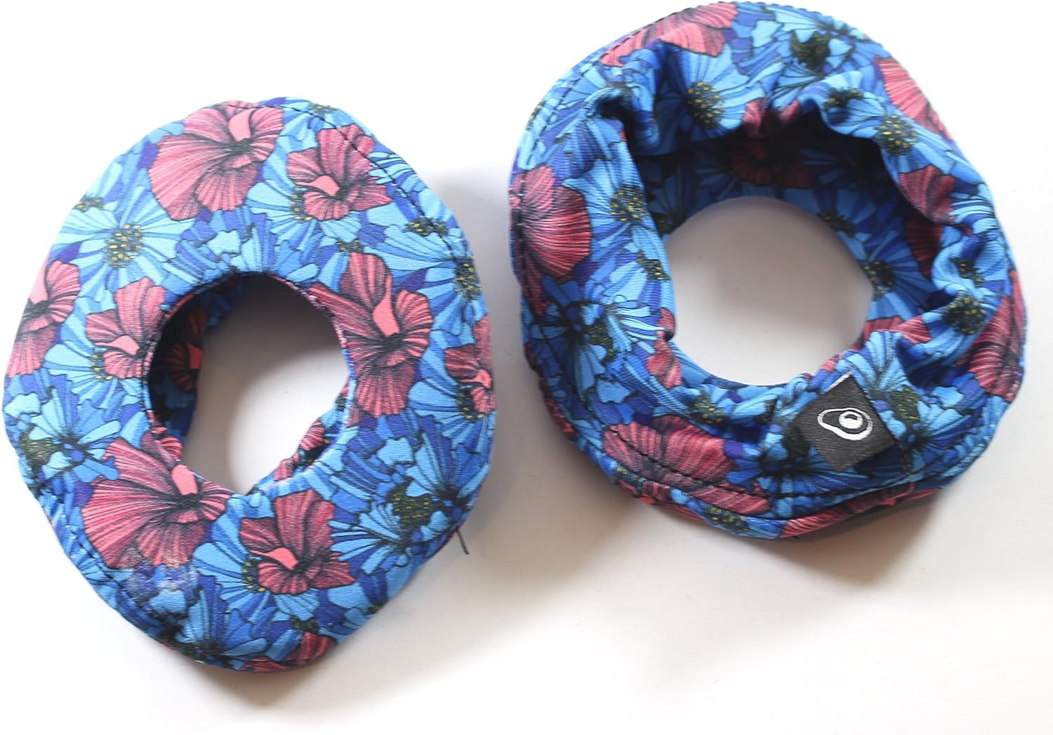 Avokado Caps - Washable Headphone Covers (Blue Garden, S)