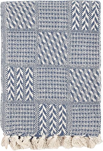 Miniatura 6 de Arkwright - Mantas comunes a granel, paquete de 12, reversibles, 100% algodón, para todas las estaciones, ligeras, para invitados de boda, viajes y