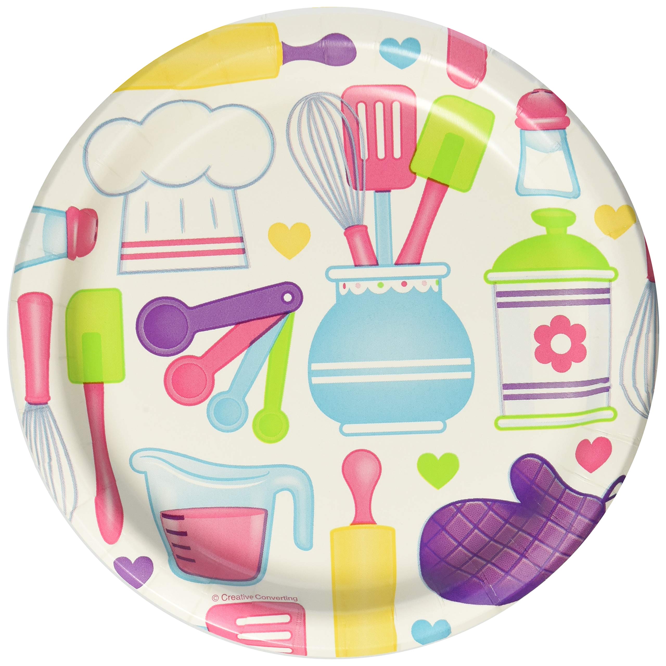 Creative ConvertingLittle Chef Luncheon Plate 7-Inch Size, 8 Pieces