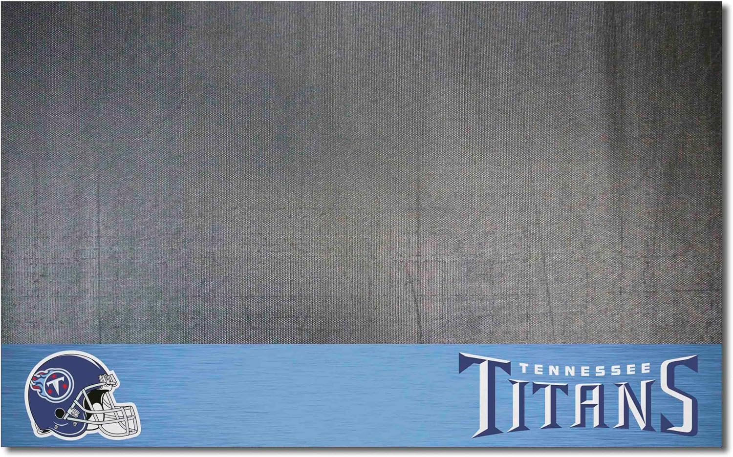 FANMATS 12204 Tennessee Titans Vinyl Grill Mat - 26in. x 42in. - Deck Patio Protective Mat | Oil, flame, and UV resistant