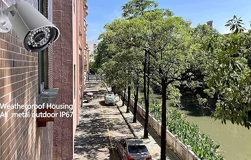 Miniatura 3 de Cámara IP PoE de 4MP Cámara IP Gran Angular 0.142 in Cámara de red POE Cámara al aire libre Cámara de red profesional infrarroja