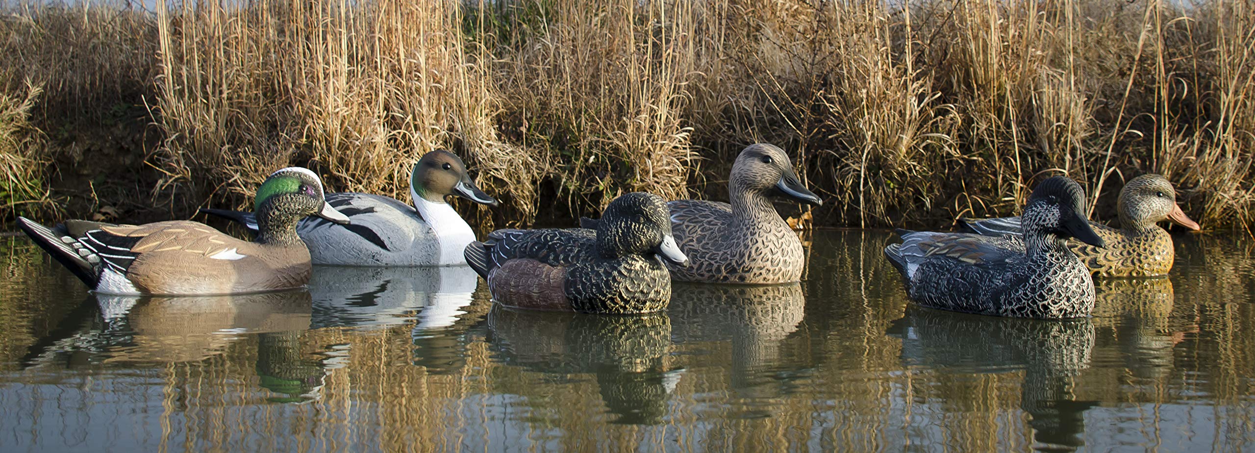 Higdon Outdoors Battleship Puddle Pack Duck Decoys, Foam-Filled