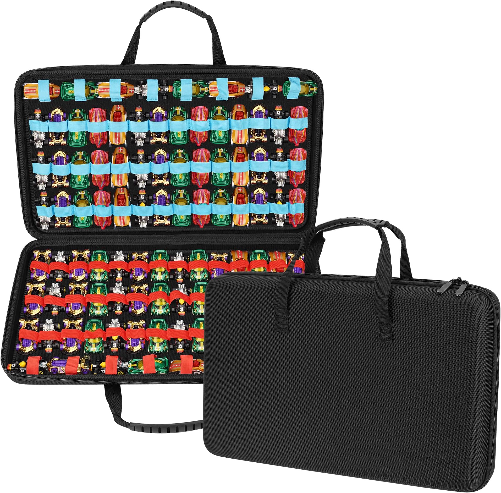 Toy Car Carrying Case - Compatible with Matchbox Cars, Stores 100 Cars