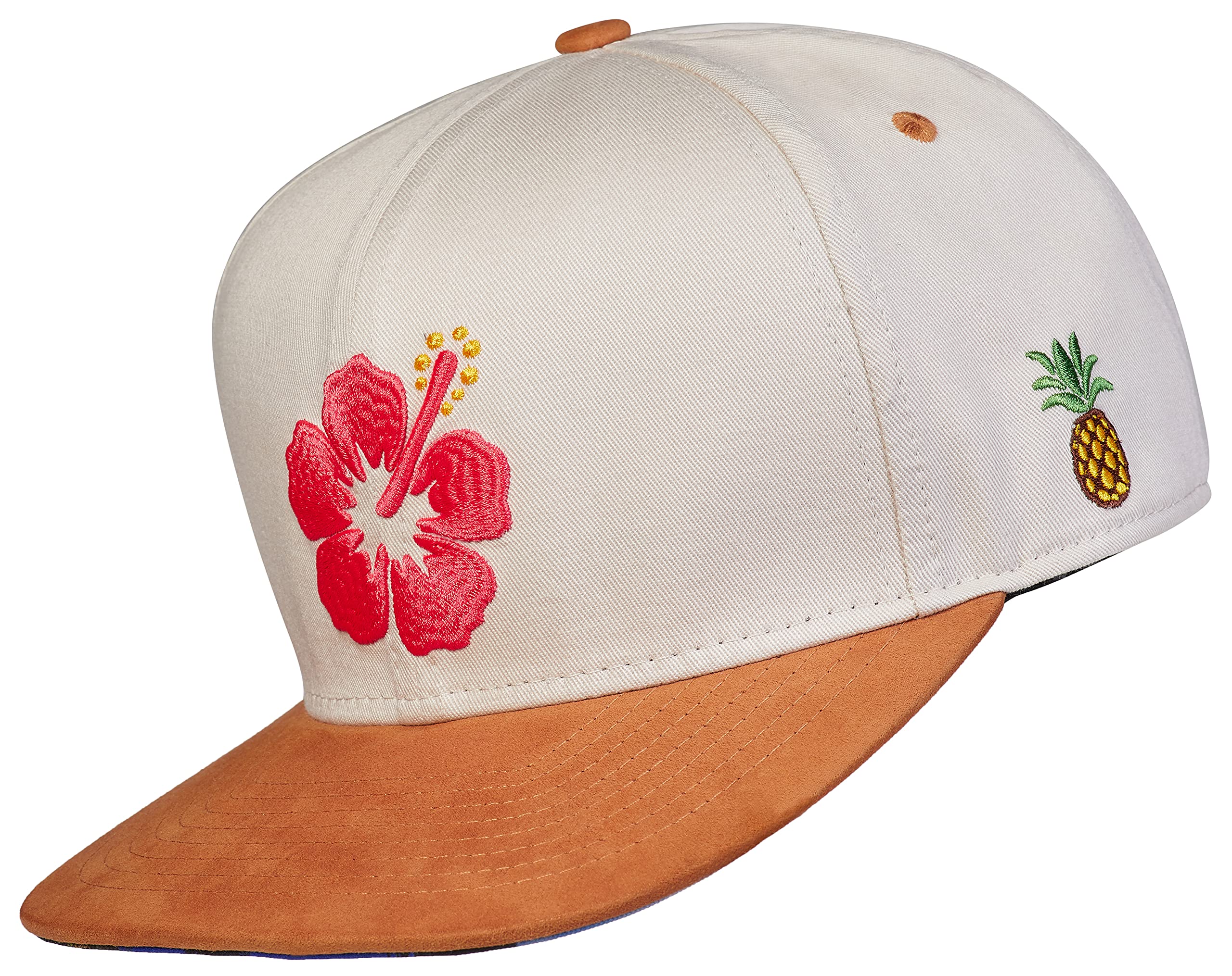 Cadency® Gorra Snapback, Hawaii, Color Gris Arena, Unisex, Tamaño Ajustable