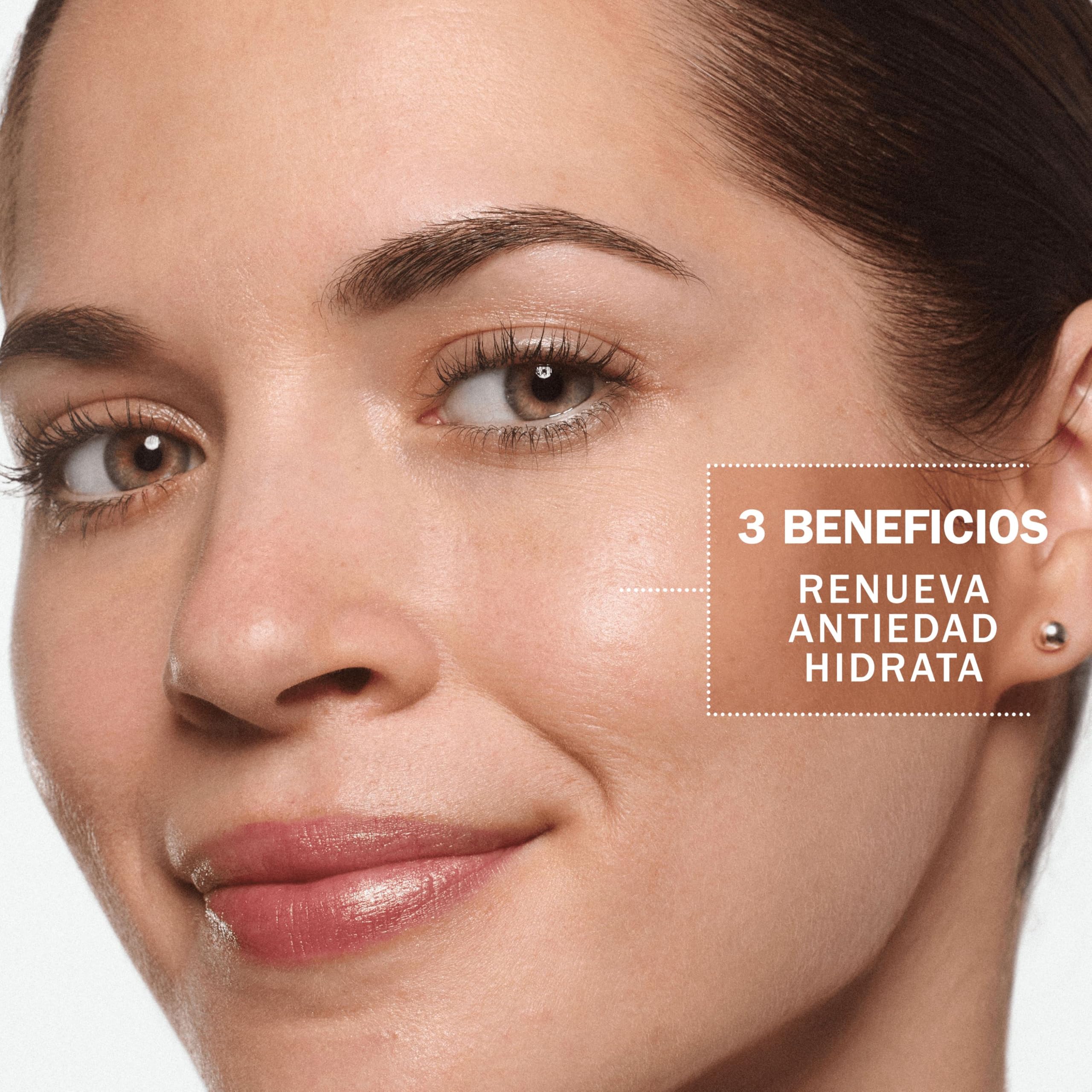 Olay Contorno de Ojos con Niacinamida. Hidratante Antiarrugas y Antiedad para la Zona de los Ojos con Niacinamida. Regenera e Hidrata. Mejora los Signos del Envejecimiento. No Grasa. Sin Perfume. 15ml