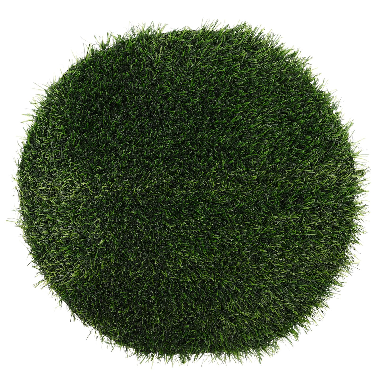 Outanaya Runder Kunstrasen Deckel für Schachtabdeckungen 40cm aus Langlebigem Kunststoff Realistische Grüne Grasmatte für Terrasse und Außenbereich Pflegeleicht und Zufällige Farbe