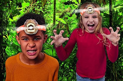 Miniatura 3 de Linterna de cabeza T Rex con luz y sonido