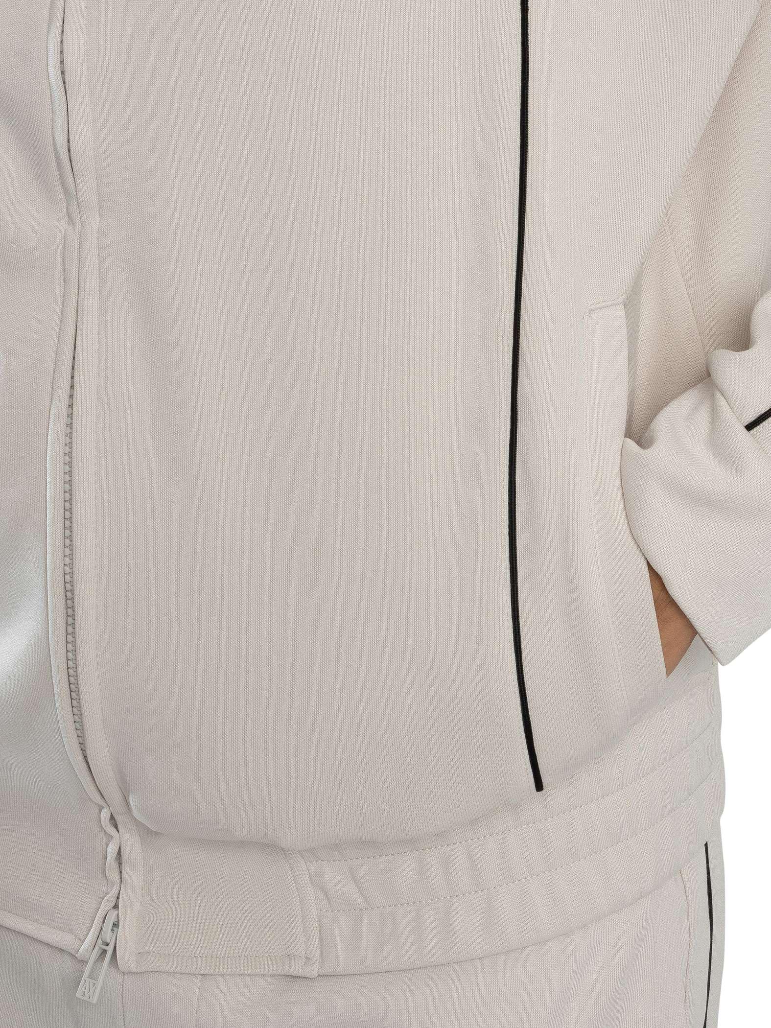 Armani Exchange Long Sleeve Side Logo Zip Closure Sudadera Hombre (Pack de 1)
