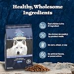 Blue Buffalo Wilderness Chicken Senior Dry Dog Food with Wholesome Grains + Antioxidant-Rich Fruits & Veggies, 33g Protein, Vibrant Energy for an Active Life, Made with Natural Ingredients, 24 lbs.