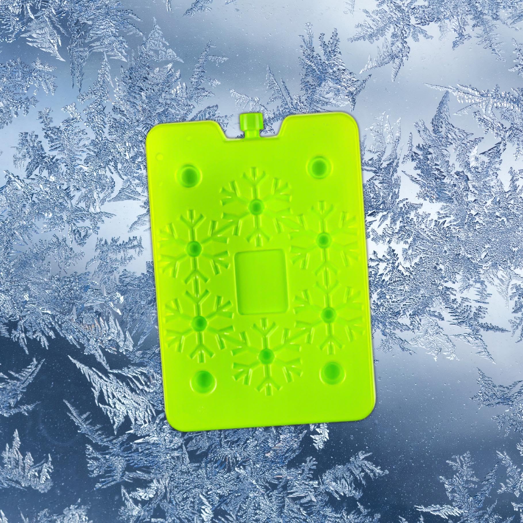 KRUMAD Zestaw wkładów chłodzących 4 x 200 ml, element chłodzący wielokrotnego użytku, długa wydajność chłodzenia, kompaktowy rozmiar 16 x 11 cm, do torby chłodzącej, lodówki
