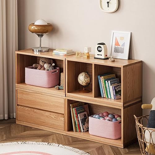 Miniatura 90 de UBBCARE Paquete de 2 canastas pequeñas, canastas de almacenamiento tejidas para organización, canasta de regalo pequeña, canasta de juguetes