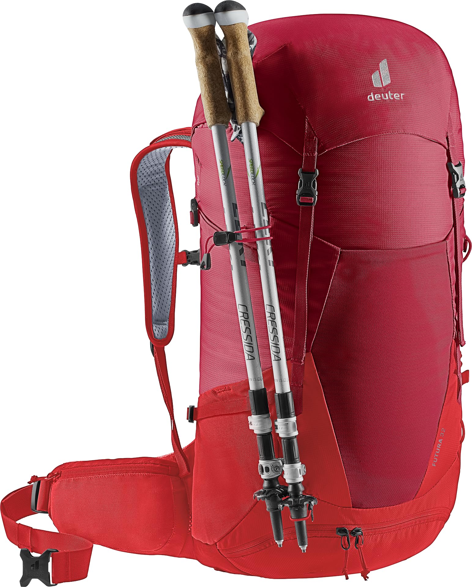 deuter Plecak turystyczny Futura 32, Masala-wiśnia, 32 L, Minimalistyczny