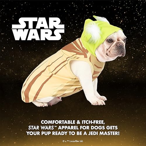 Miniatura 5 de Star Wars Yoda - Disfraz para perros, pequeño (S)  Con capucha y cómodo disfraz de perro, Yoda verde, para todos los perros  Disfraz de perro para