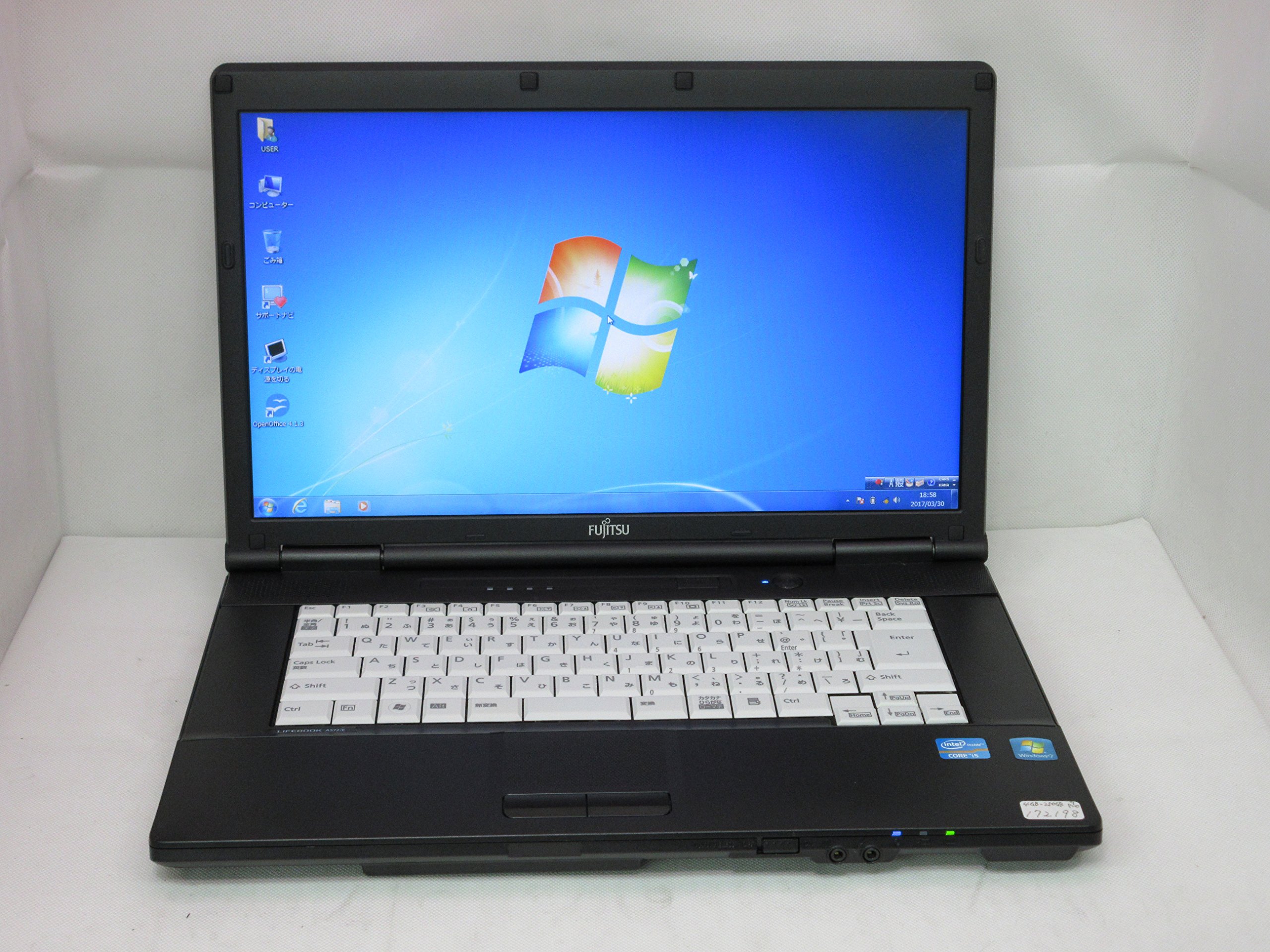 Amazon.co.jp: 【中古】 富士通 LIFEBOOK A572/E ノートパソコン