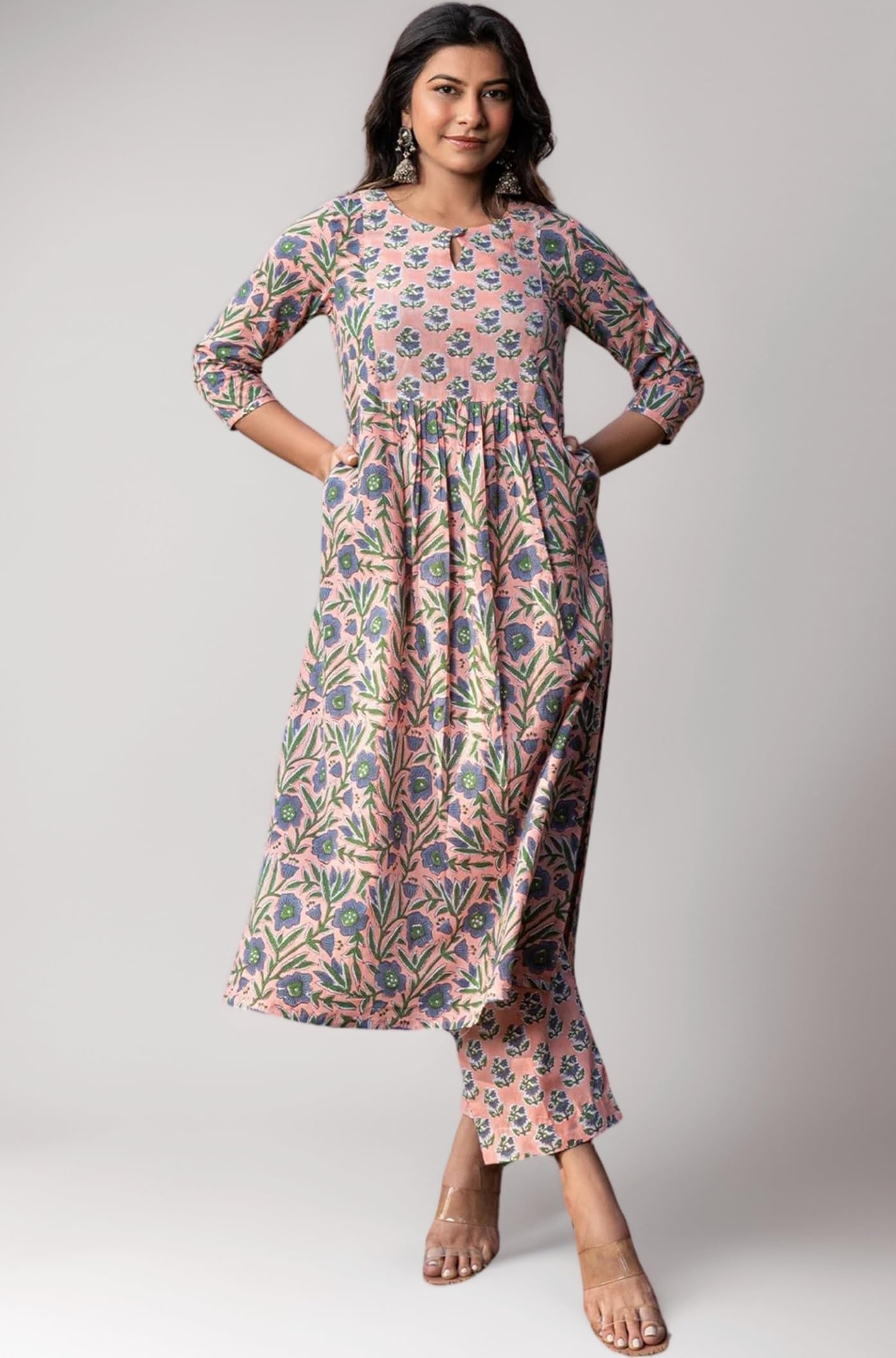FABNEX Kurta Set for Women | Women Kurti Pant Set (K-53-54)