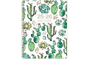 2025-2026 Monthly Planner/Calendar - Elevate Your Time Management with Cactus Planner 2022