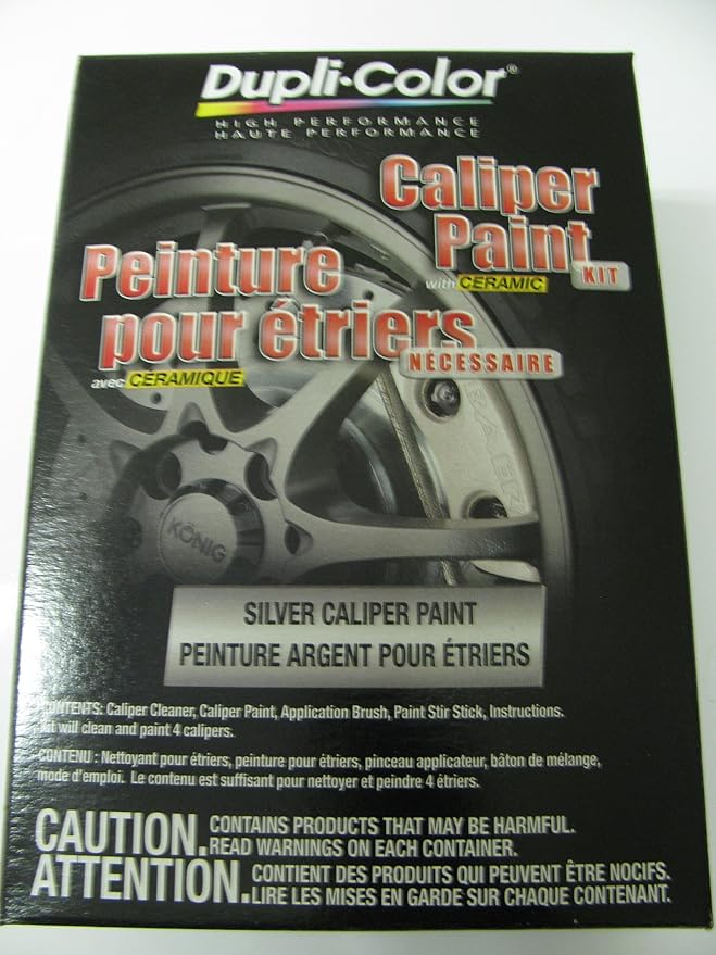 DupliColor CBCP40300 Brake Caliper Kit, Silver, 1 (NonCarb Compliant