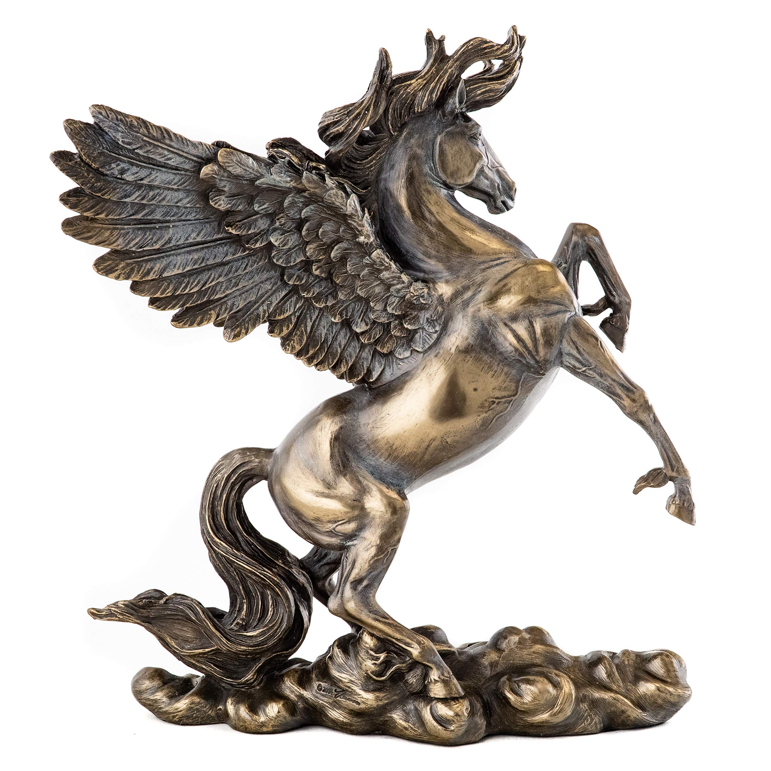 ペガサス　ブロンズ像　天馬　彫刻　彫像　アンティーク ペガサス ブロンズ像 天馬 彫刻 彫像 アンティーク Amazon.co.jp