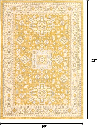 Miniatura 608 de Rugs.com Outdoor Aztec Collection Alfombra – 4 x 6 pies alfombra de tejido plano gris carbón perfecta para salas de estar, grandes comedores, planos