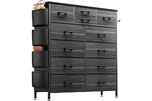 Lulive Black and White Dresser for a Clean and Organized Bedroom