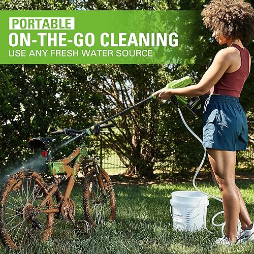 Miniatura 3 de Greenworks Limpiador eléctrico de 40 V (600 PSI 0.8 GPM), solo herramienta