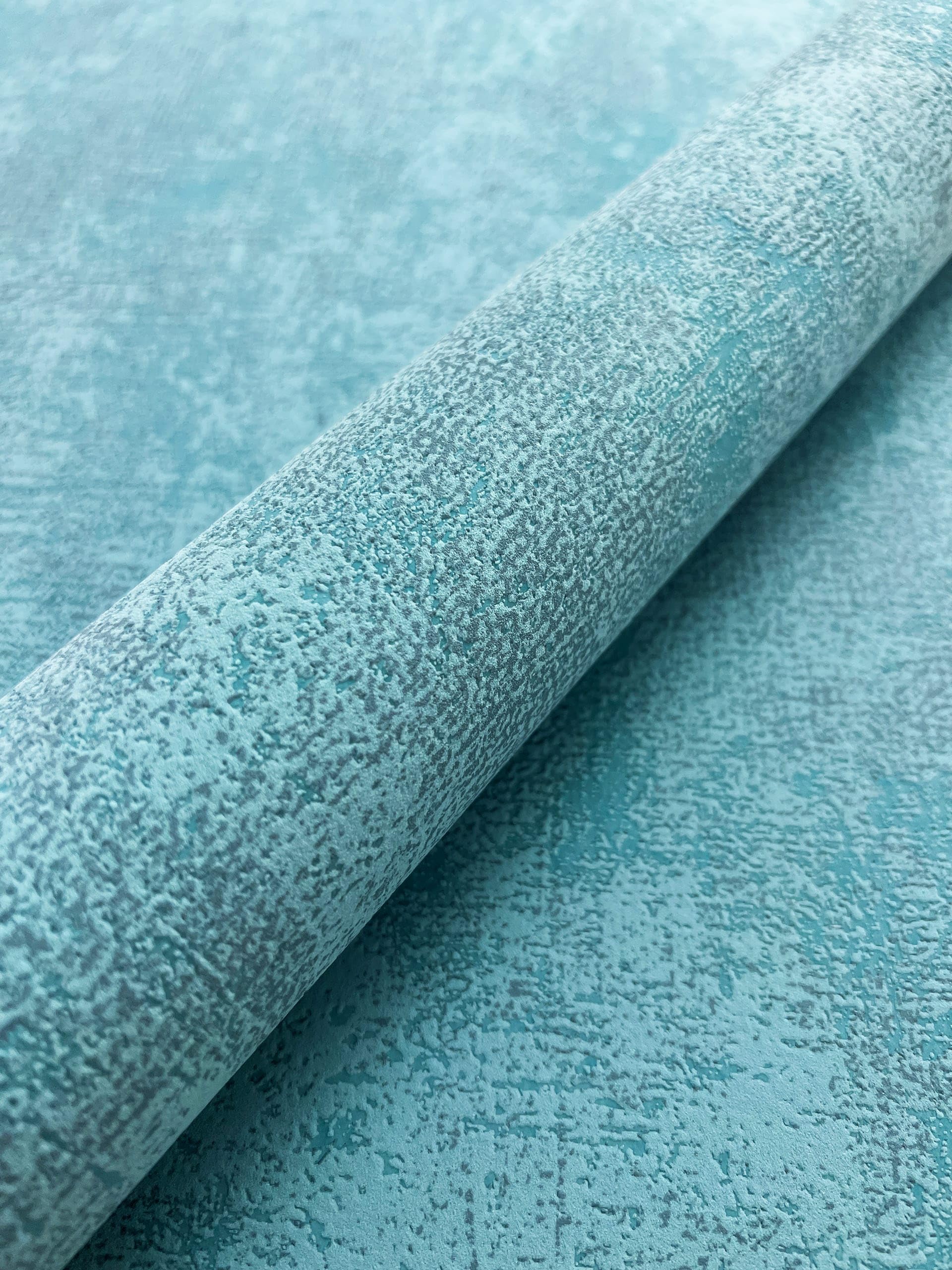 Papel Pintado Rafia Con Fibras De Sisal Teñido De Azul Plomo - Studs Texture 682096