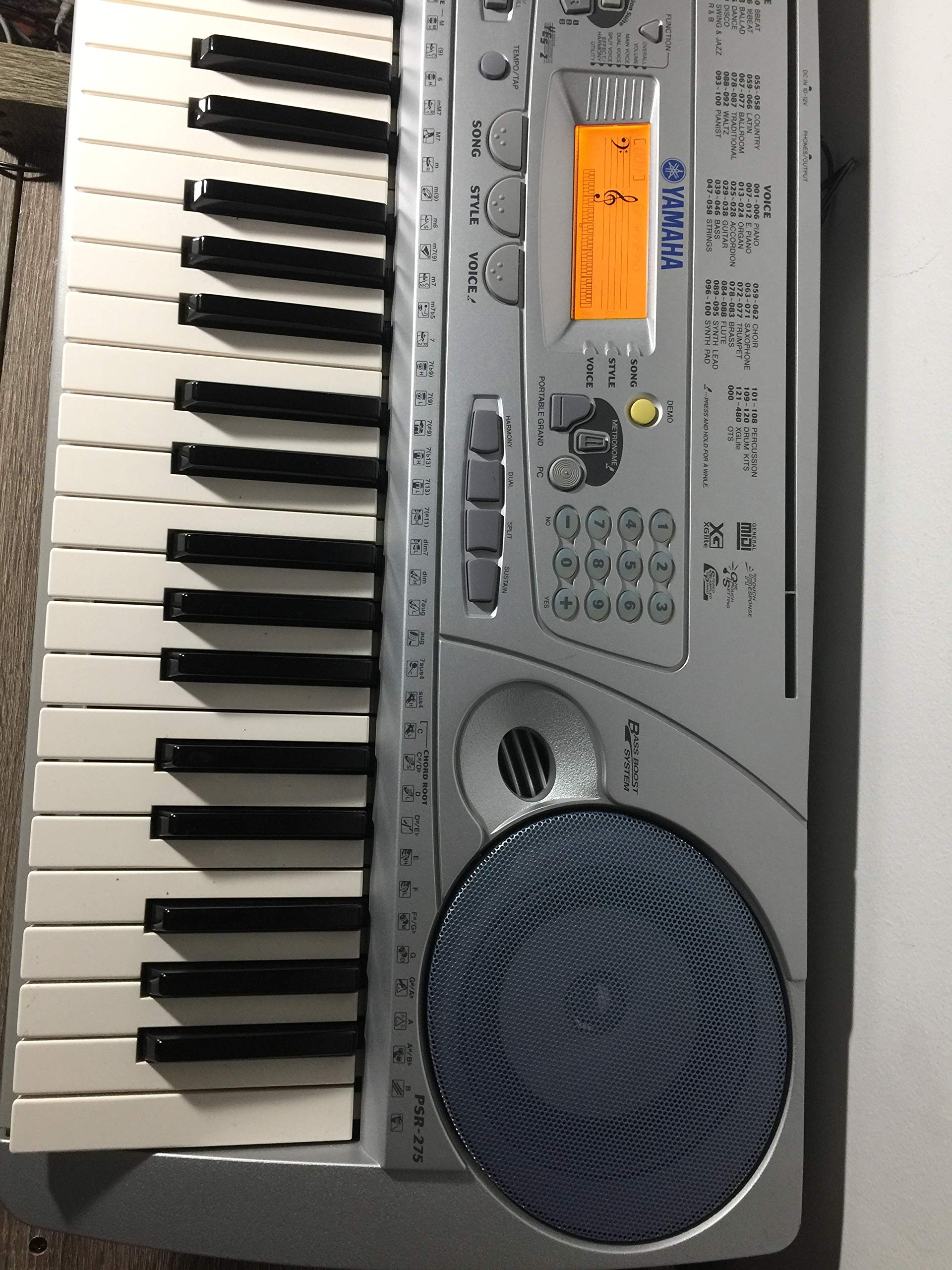 Yamaha Electronic 61-touch Keyboard Psr-275 : Amazon.co.uk