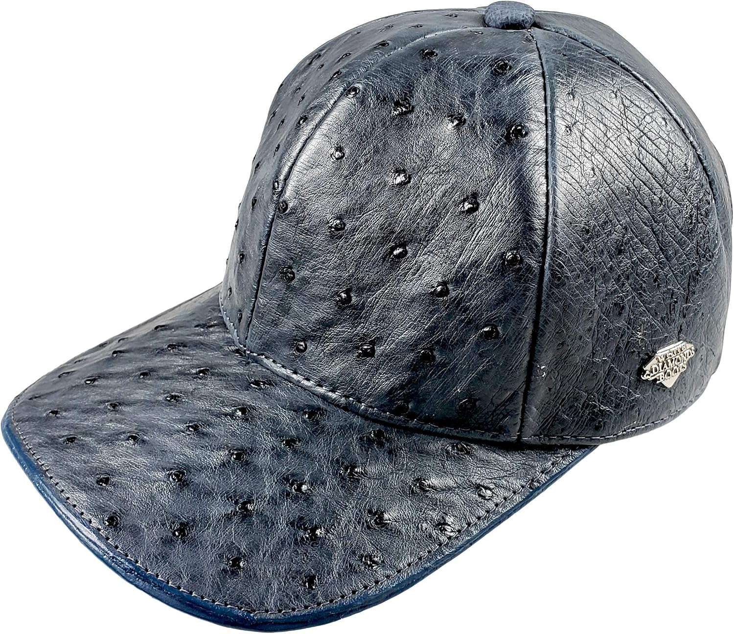 Exotic Cap Genuine Ostrich Leather Multiple Colors Adult Size Adjustable