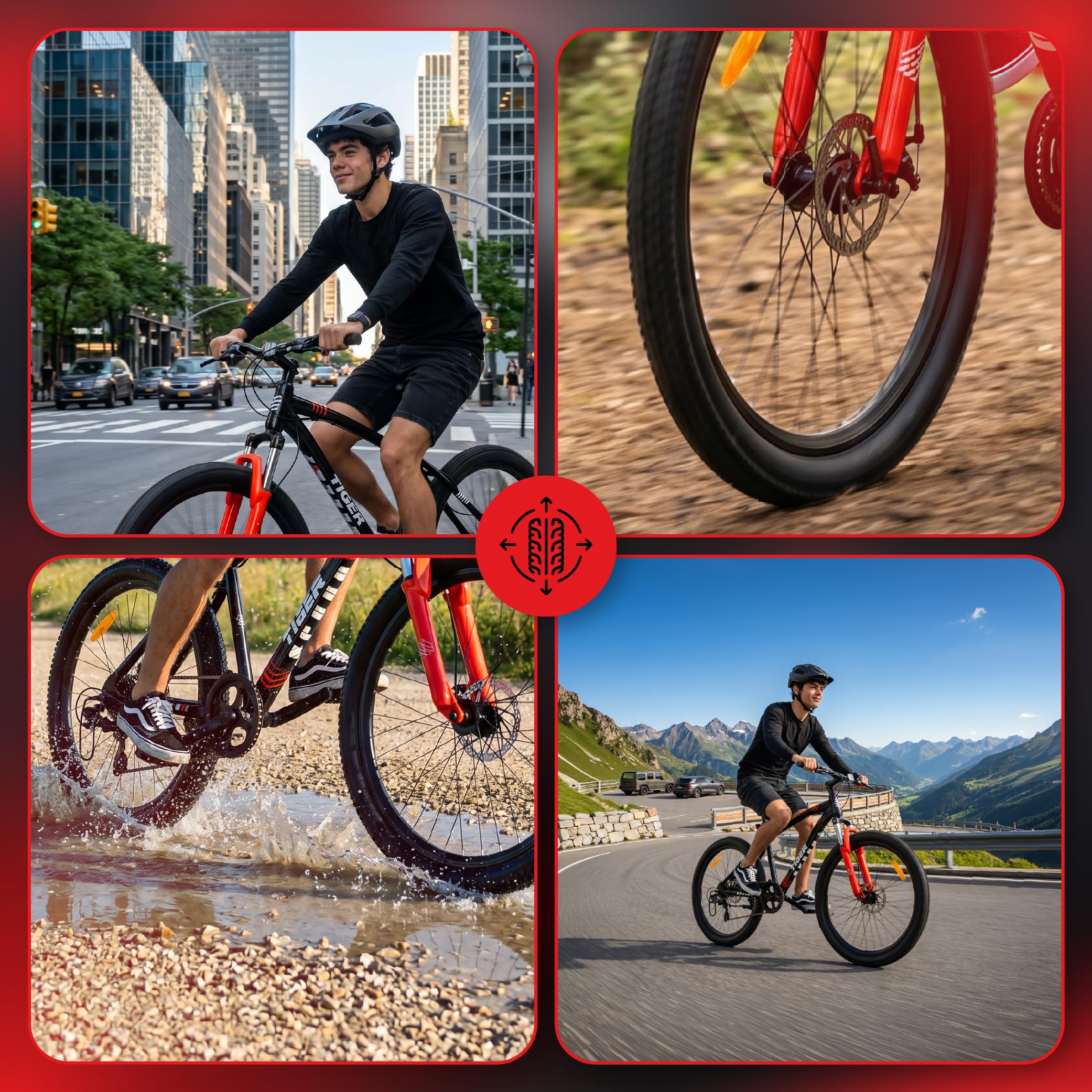 sun baby Tiger Bike MTB 26" 7 o 21 velocidades