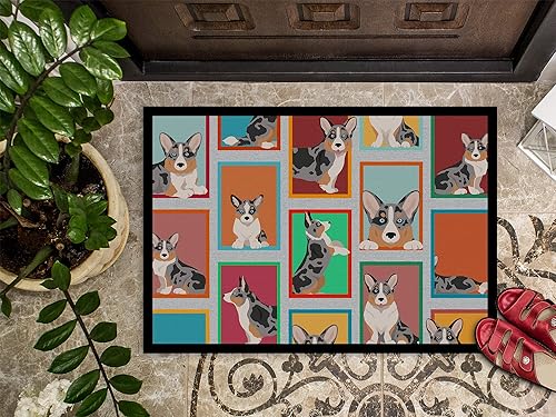 Vista 178 de Caroline's Treasures MLM1087MAT - Felpudo de perro de montaña bernés de 18 x 27 pulgadas, para interiores y exteriores, para entrada, Bernese