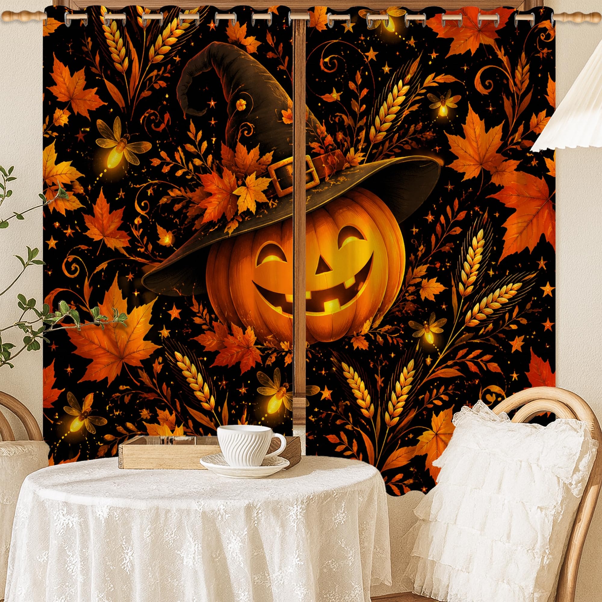 Rideaux occultants et thermiques contre le froid pour salon et chambre
