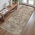 GENIMO 2x5 Non Slip Hallway Runner Rug, Machine Washable, Thin & Low Pile Lightweight for Kitchen, Laundry, Entryway, Bedroom & Living Room