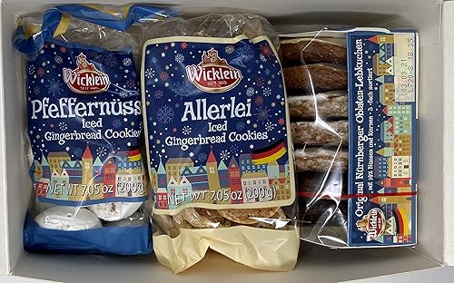 Miniatura 4 de Wicklein Caja de galletas surtidas de pan de jengibre, 21 onzas