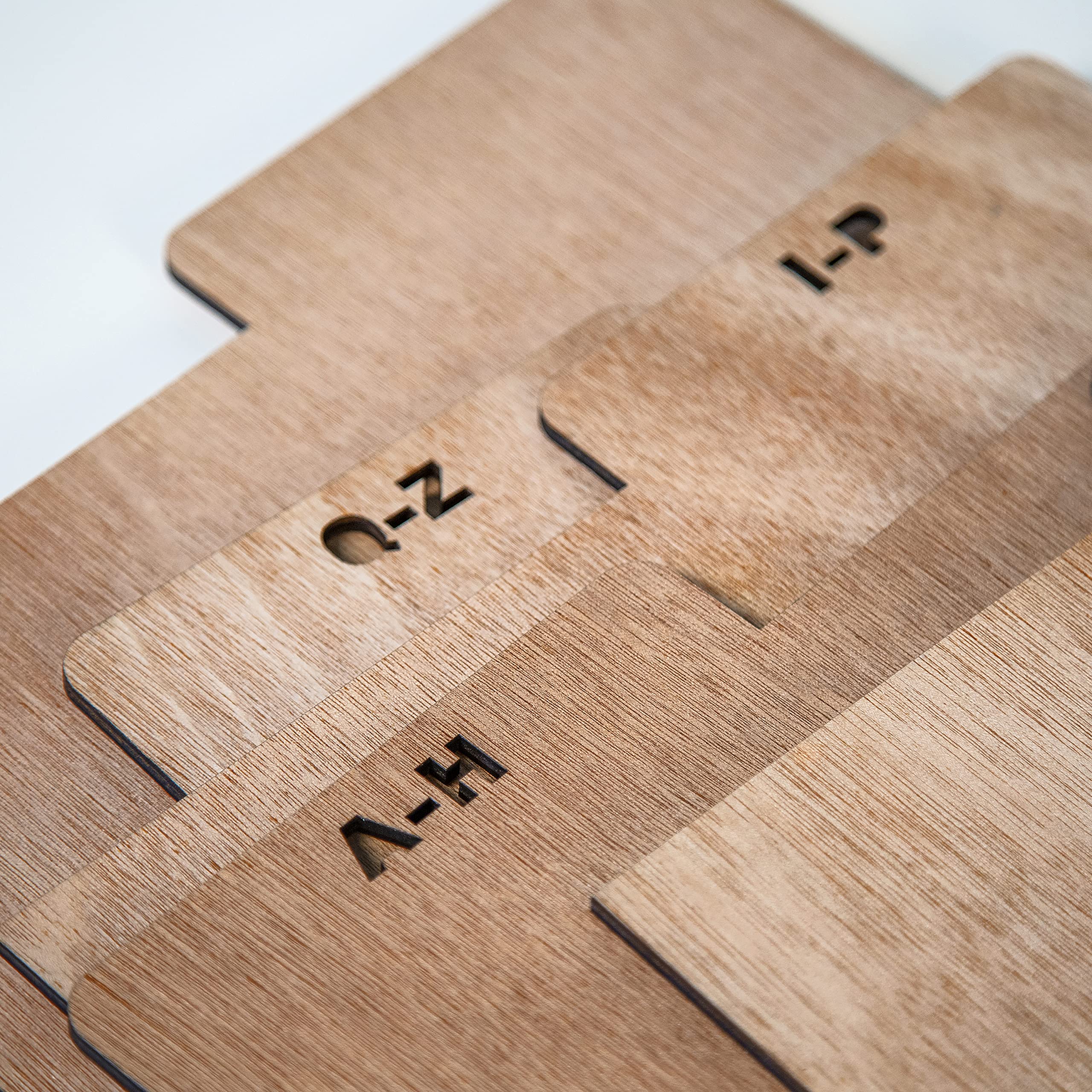 Crosley AC1045A-NA A-Z - Set di 5 divisori in legno naturale