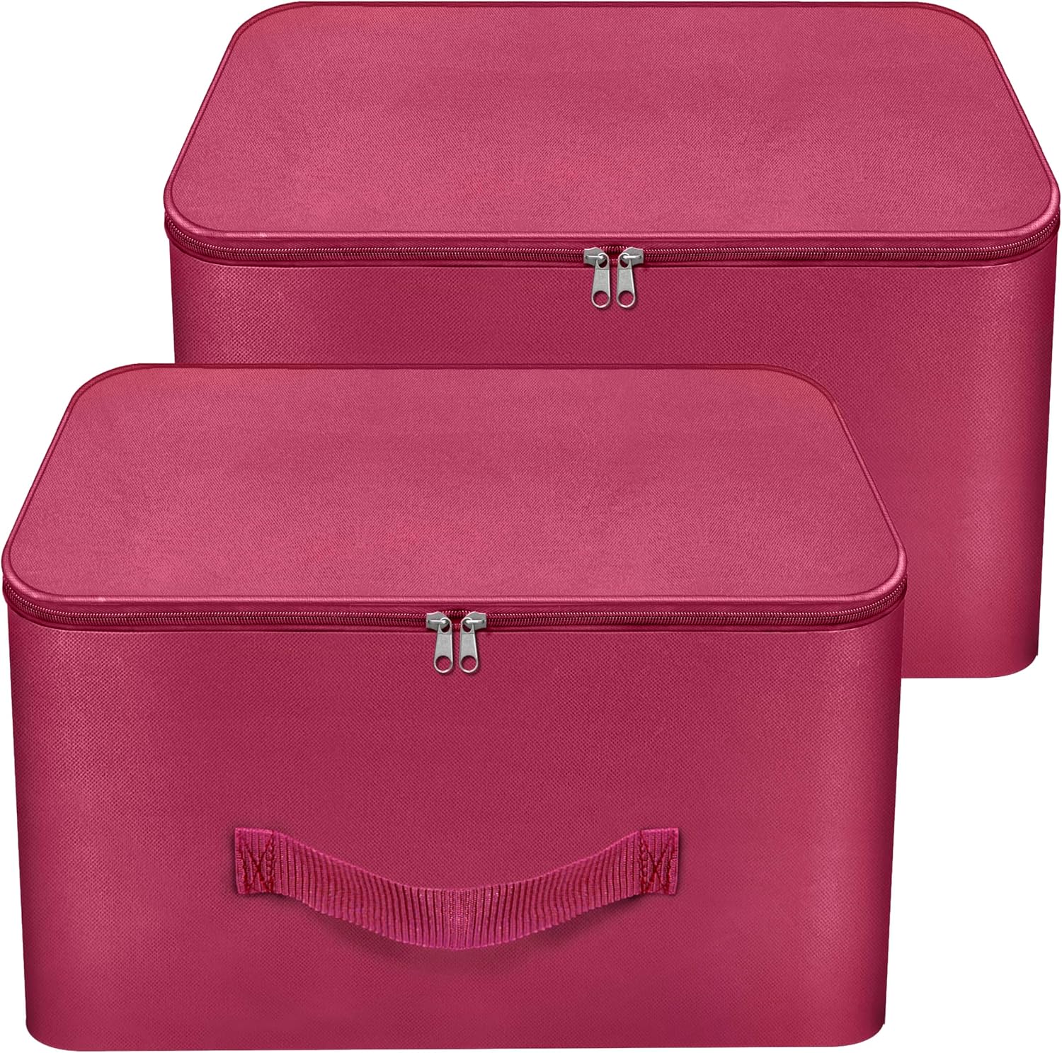 Storite 2 Pack Nylon Wardrobe Bag Underbed Cloth Storage Organizer