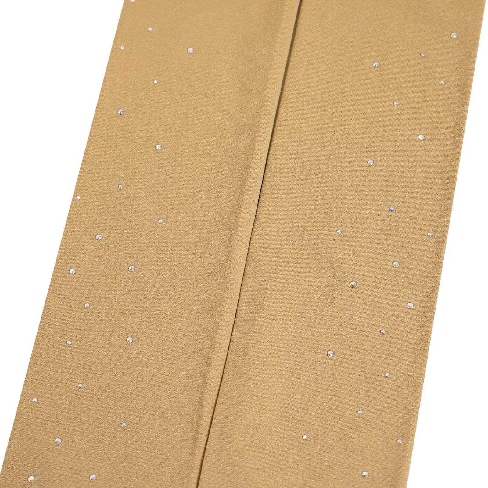 Eiskunstlauf Strumpfhose mit Kristallen und Doppelschnallen für Damen und Mädchen