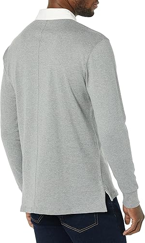 Miniatura 2 de Tienda Essentials Camiseta de rugby de manga larga de algodón orgánico para hombre (anteriormente Tienda Aware)