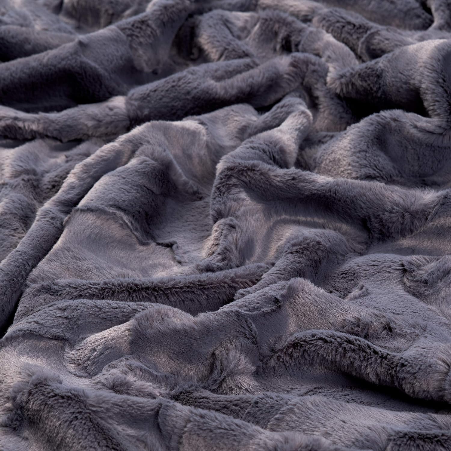 Shannon Minky Luxe Cuddle Mirage Charcoal, Fabric by the Yard