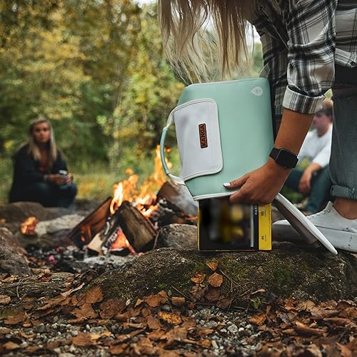 Vista 45 de Kanga Kanga Kase Mate - Bolsa térmica aislada - Bolsa térmica suave - Enfriador de bebidas para latas de cerveza y seltzer - Aislamiento y Woody