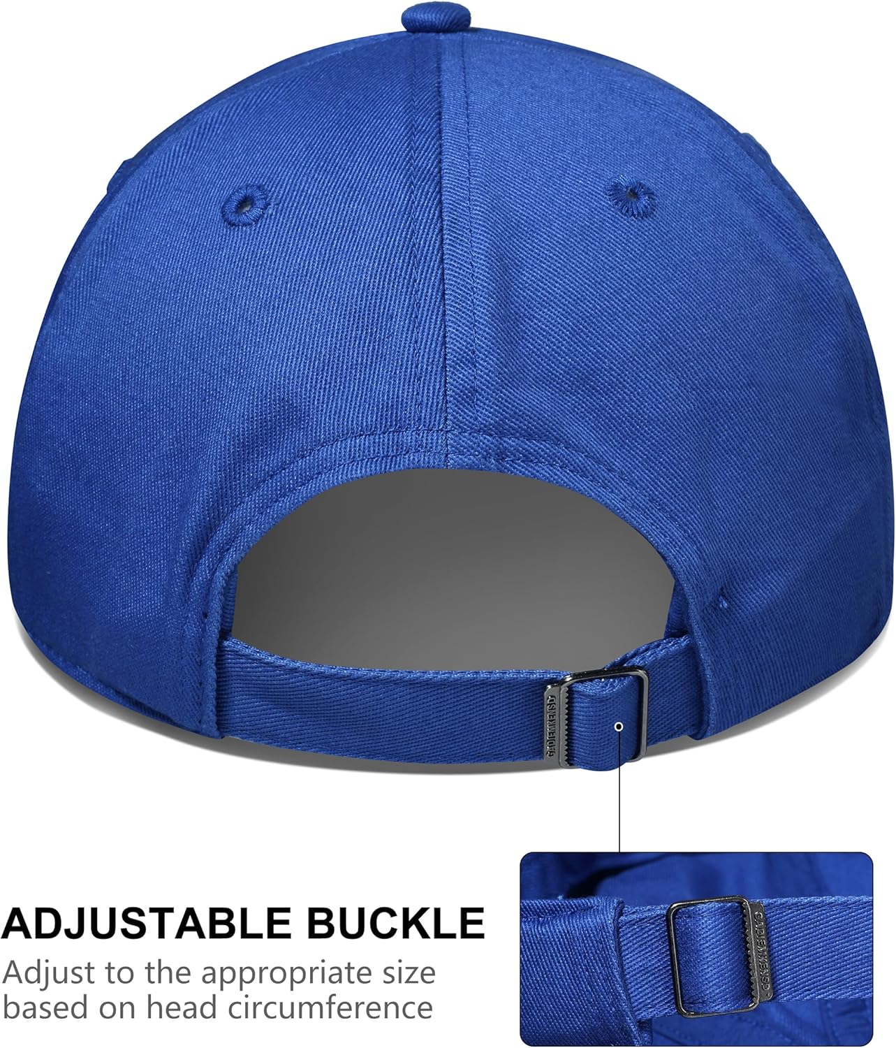 GADIEMKENSD Extra Curved Brim Baseball Cap, Unstructured Design, Premium Cotton, Unisex