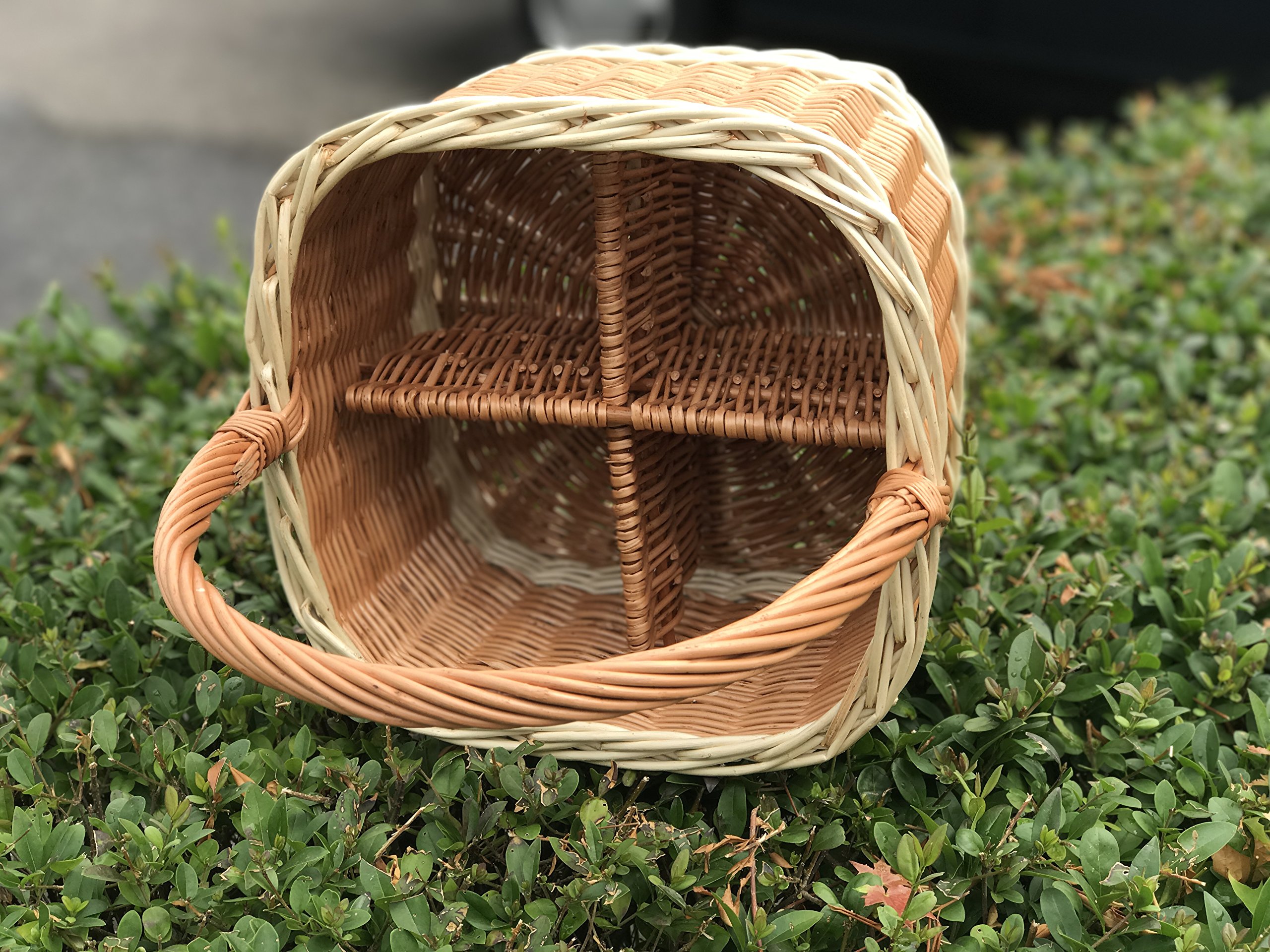 PANIER PORTE BOUTEILLES EN OSIER - Chasse et Territoire de l'Est