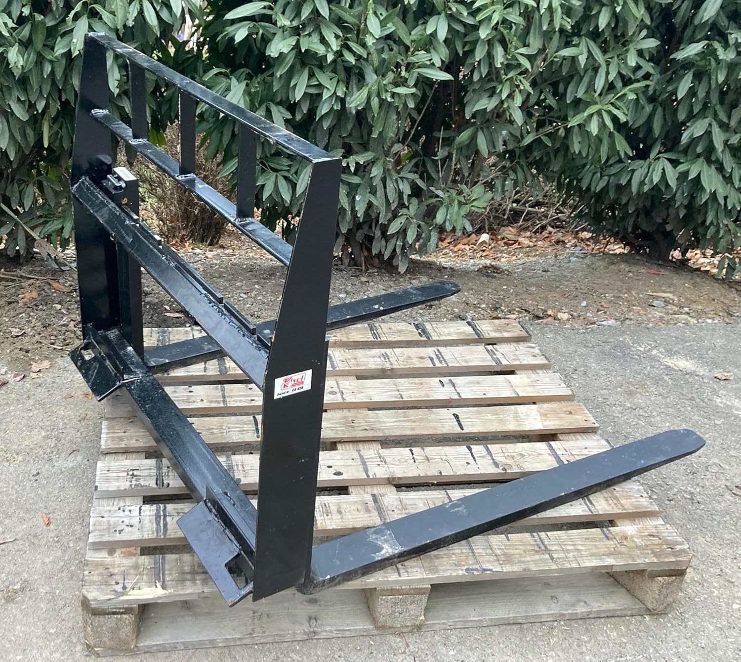 Kivel USA Mini Loader Forks for Bobcat MT Walk Behind/Stand-on Loaders, 2000 lb Capacity, 42 inch Fork Tines for Material Handling