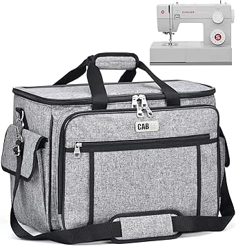 CAB55 Sewing Machine Carrying Bag with Removable Padding